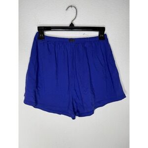 Lunya Organic Pima Cotton Sleep In Bed Shorts Blue Size S Luxury Loungewear Cozy